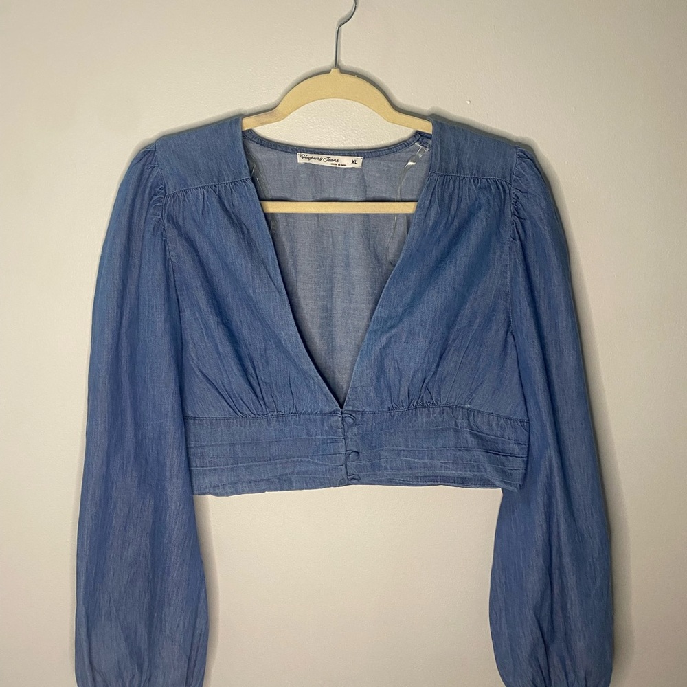 Highway Jeans Denim Blue Blouse